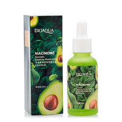 Поживна сироватка для обличчя BIOAQUA Niacinome Avocado Elasticity Moisturizing Essence з авокадо та пептидами 30 мл