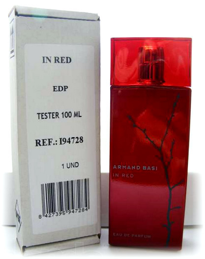 Оригінальні парфуми Armand Basi in Red Eau De Parfum, 100 мл (яскравий, квітковий аромат), тестер NNR ORGAP