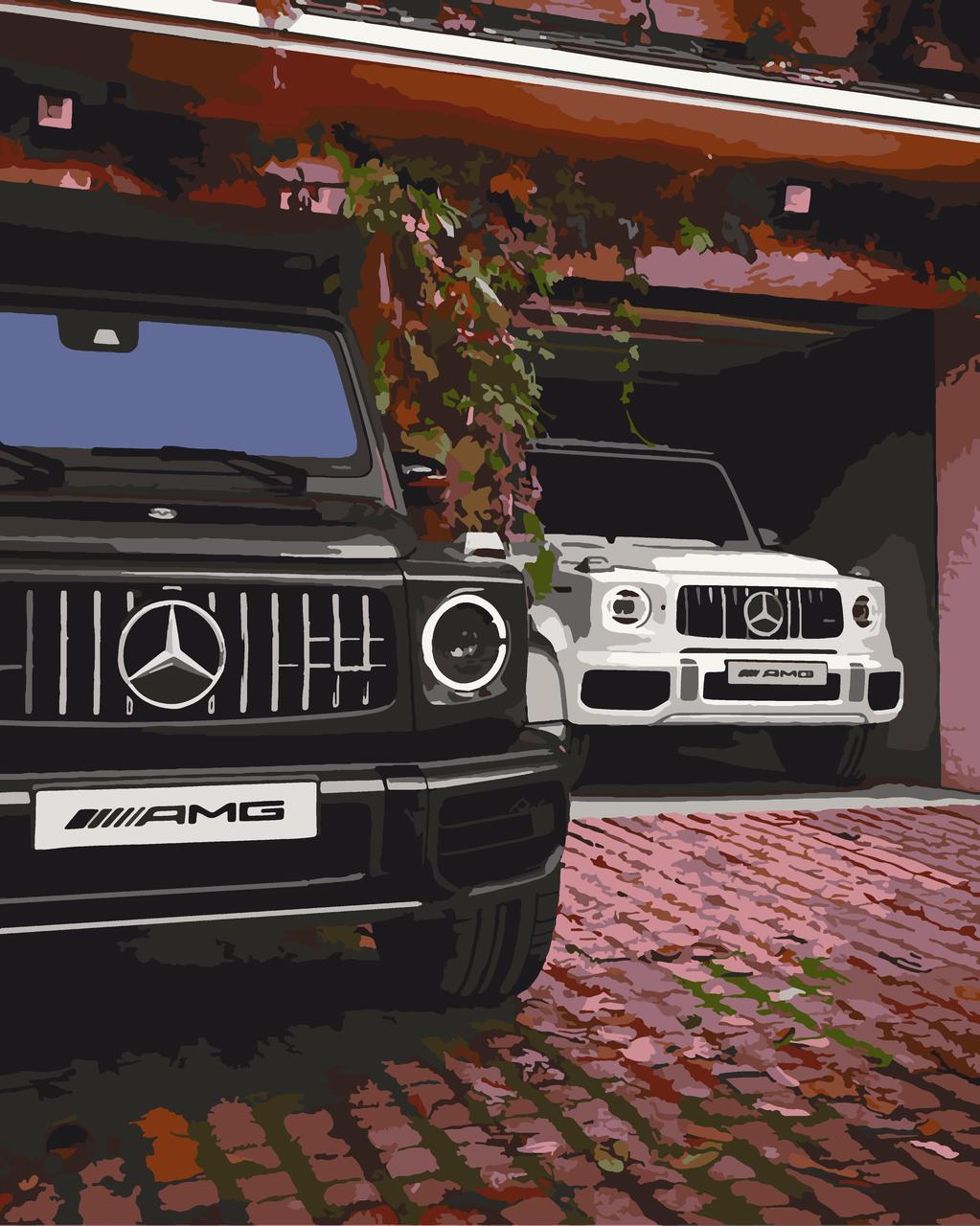 Картина за номерами Гелендвагени AMG 40*50 см Орігамі LW 32060