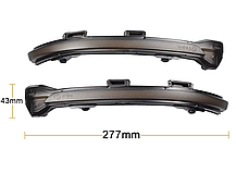 LED динамічний сигнал повороту у дзеркало VW (Фольцваген) GOLF 7, GOLF Sportsvan, TOURAN 2, фото 4