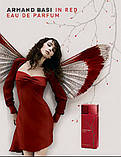 Оригінальні парфуми Armand Basi in Red Eau De Parfum, 100 мл (яскравий, квітковий аромат), тестер NNR ORGAP, фото 3