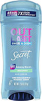 Гелевий дезодорант без запаху Secret Outlast Clear Gel Antiperspirant Deodorant Unscented 73 гр