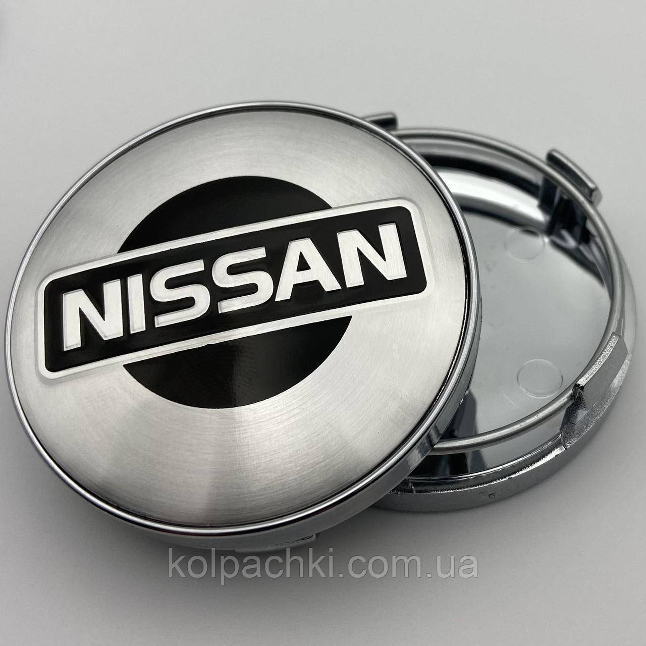 Ковпачок на диски Nissan 60 мм 56 мм хром