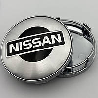 Колпачок на диски Nissan 60мм 56 мм хром