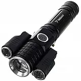 Ліхтар тактичний Trizand Searchlight T6 2 LED ZOOM 600 mAh, фото 4
