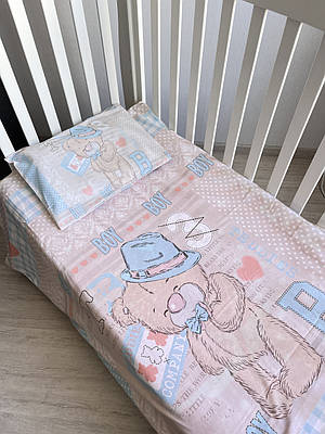 Постільна білизна для дитячого ліжечка LAURA BELLA TEDDIES 100x150 см Турція