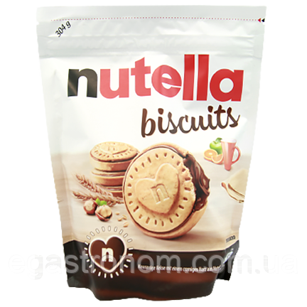 Печиво Нутелла Nutella biscuits 304g 20шт/ящ (Код: 00-00013712)