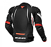 МОТОКУРТКА ТЕКСТИЛЬНА SHIMA MESH PRO BLACK/RED, фото 2