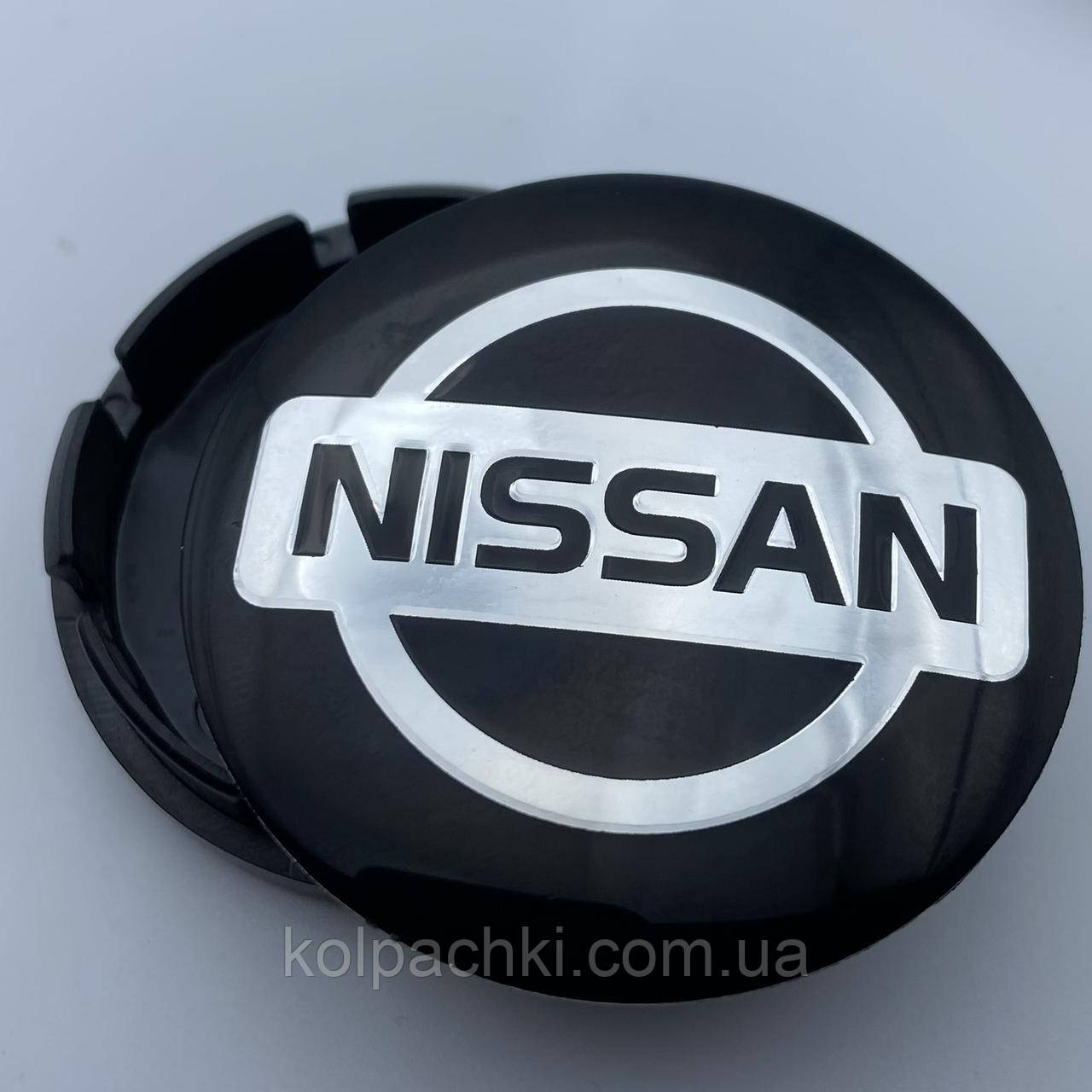 Ковпачок на диски Nissan 56 мм 51 мм чорний