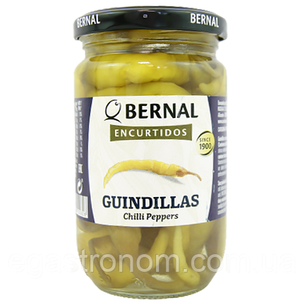 Перець чилі жовтий Бернал Bernal guindillas 110/300g 12шт/ящ (Код: 00-00013737)