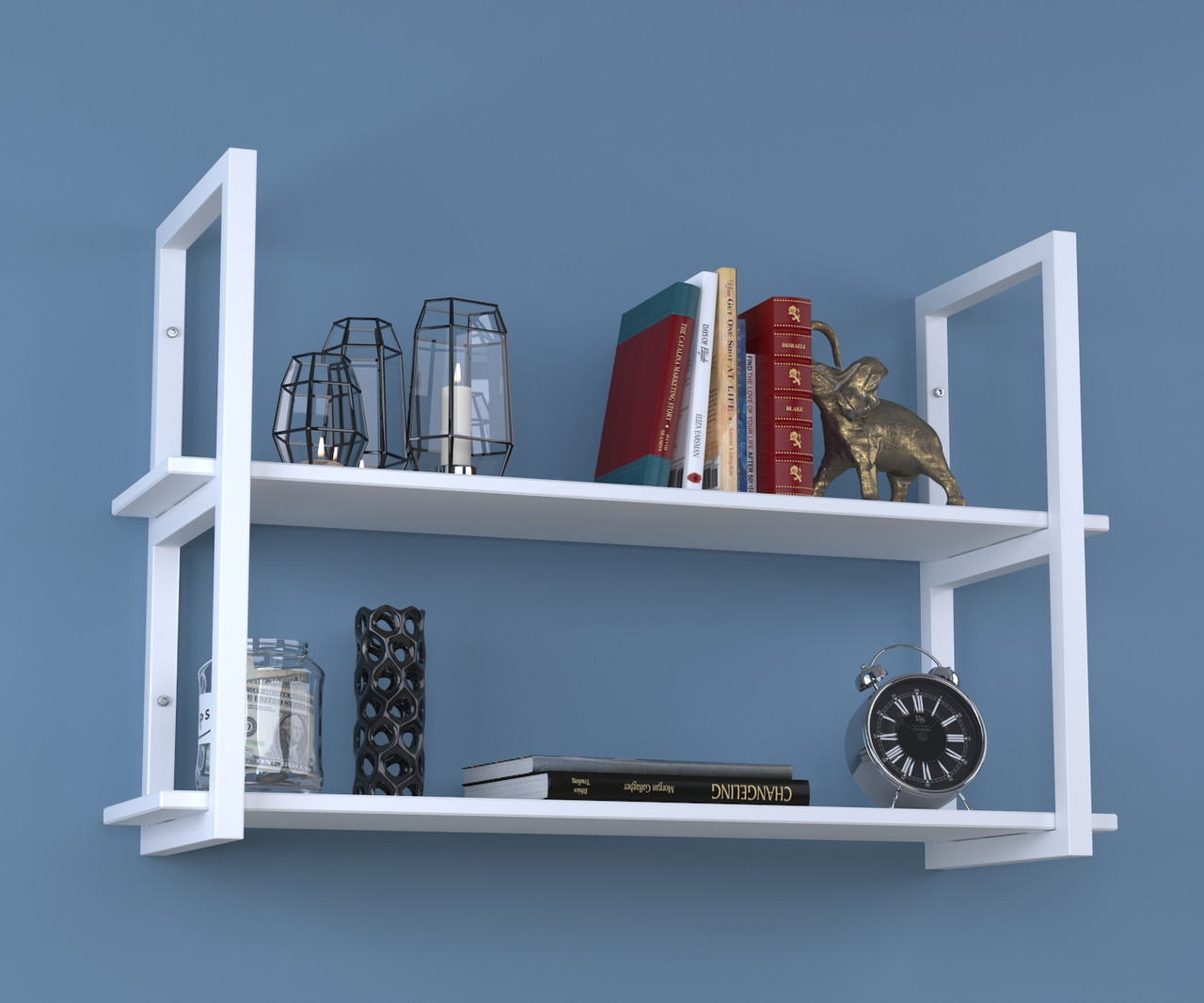 Полиця PL-2-16 Loft Design Німфея Альба 112 см Білий