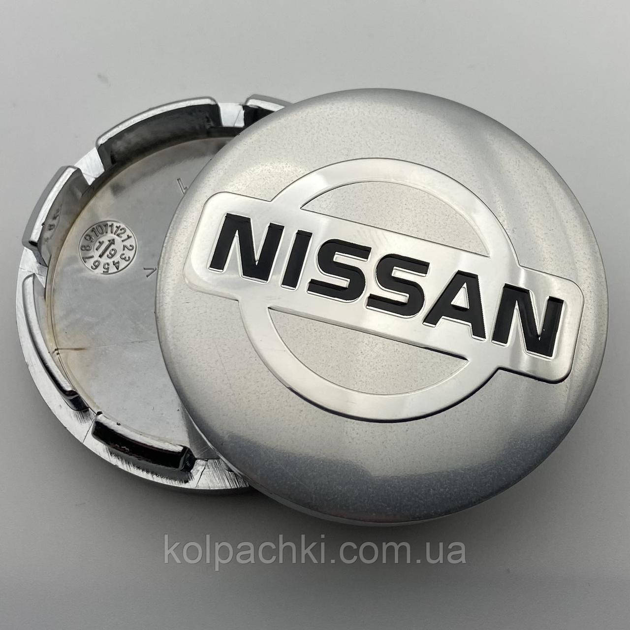 Ковпачок на диски Nissan 56 мм 52 мм хром