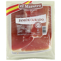 Хамон нарізка курадо Маестро Maestro curado 500g 7шт/ящ (Код: 00-00013734)