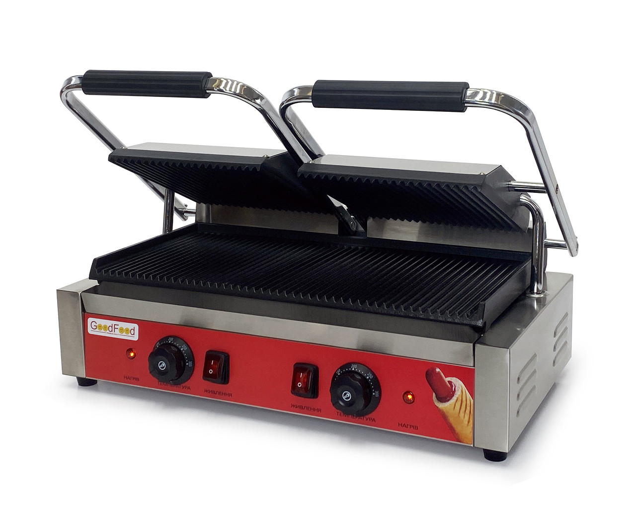 Контактний гриль GoodFood ECG20RR Panini RED