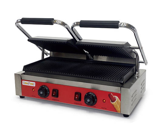 Контактний гриль GoodFood ECG20RR Panini RED, фото 1