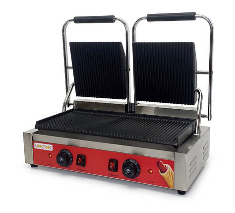 Контактний гриль GoodFood ECG20RR Panini RED, фото 4