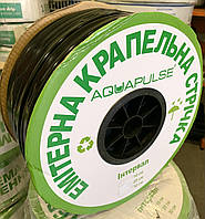 Крапельний полив стрічка емітерна "Aquapulse" 1000 м/10, 20, 30 см. Ø 16 мм. Україна.