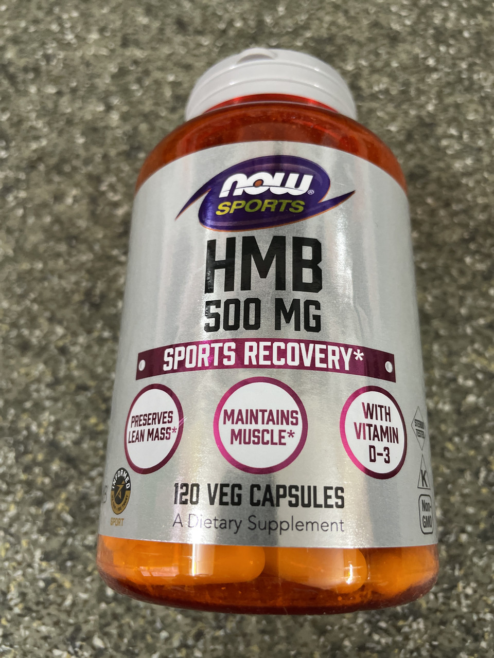 Гідроксиметилбутират HMB Now Foods HMB 500mg 120 caps, фото 1