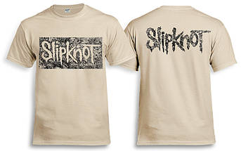 Футболка SLIPKNOT Гравюра Бежевий, фото 1