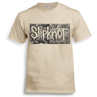 Футболка SLIPKNOT Гравюра Бежевий, фото 3
