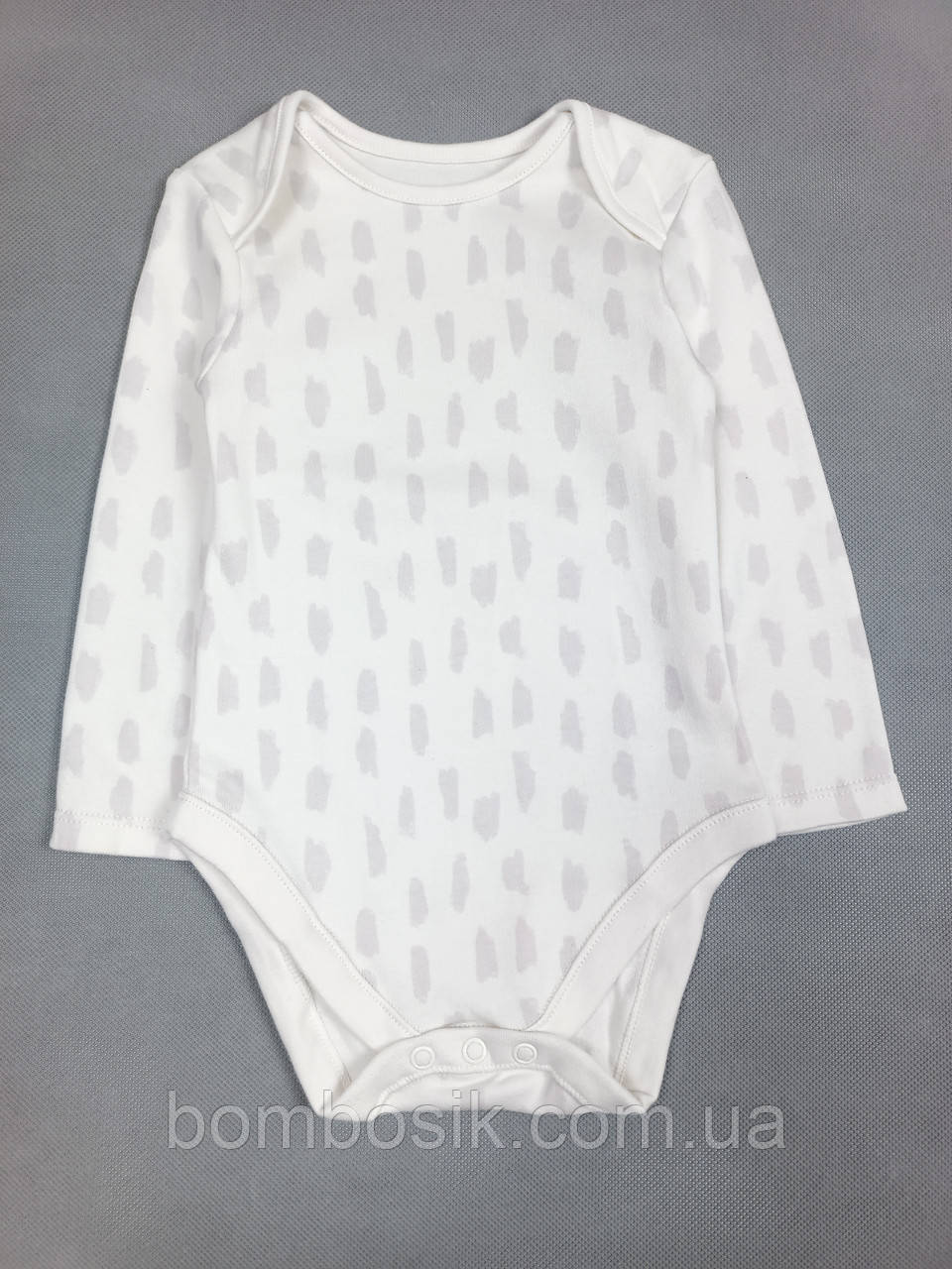 Бодік з довгим рукавом для хлопчика George, 9-12м (74-80см), фото 1