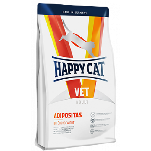 Happy Cat (Хеппі Кет) VET Diet Adipositas — Сухий дієтичний корм для кішок із надмірною вагою, 4 кг