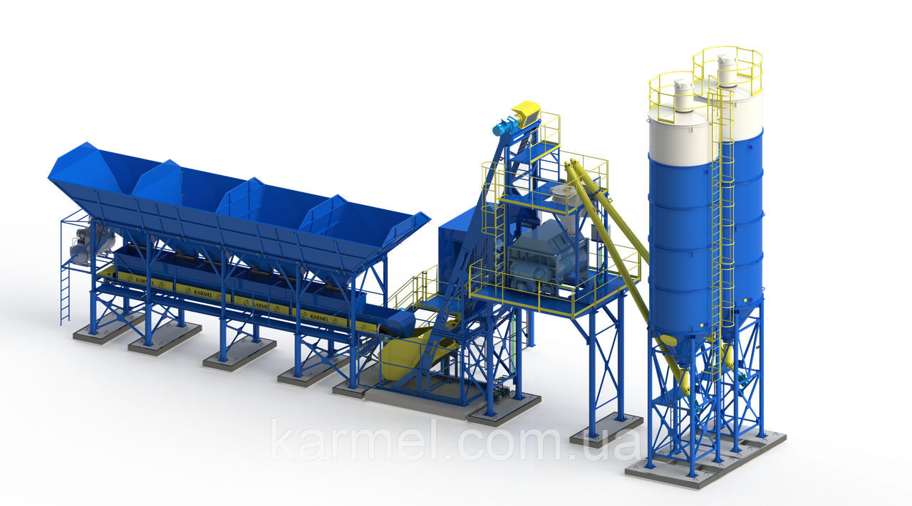 Бетонозмішувальна установка KARMEL 80С PREMIUM (80 м.куб./год.)
