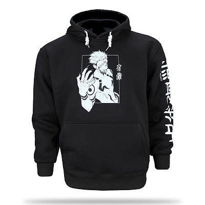 Худі чорне HOPE Anime #7 "Jujutsu Kaisen" з рис на рук Т-2 BLK L (Р) 22-584-202 XL