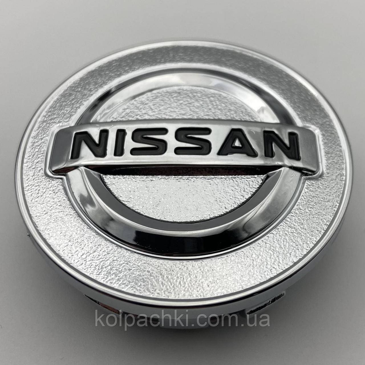 Ковпачок заглушки на литі диски Nissan 54 мм 50 мм хром c7090k34