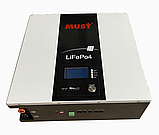 Акумулятор MUST LiFePO4 LP1600-24200 24V200Ah Lithium Iron Phosphate, фото 4