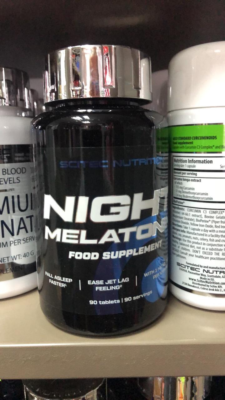Мелатонін Scitec Nutrition Night Melatonin 90 tabs, фото 1