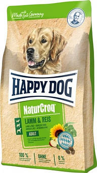 Сухой корм для собак Happy Dog NaturCroq для собак з чутливим травленням з ягням та рисом 15 кг