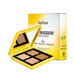 Палетка для контурингу обличчя Topface Maestro Academy Mineralist Contour № 001