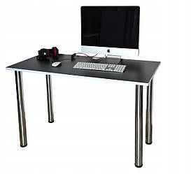 Ігровий офісний стіл SmartDesk B-13 120 x 75 x 60 см Черный Белый край