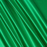 Ткань атлас плотный для платьев блузок костюмов скатертей зеленая трава