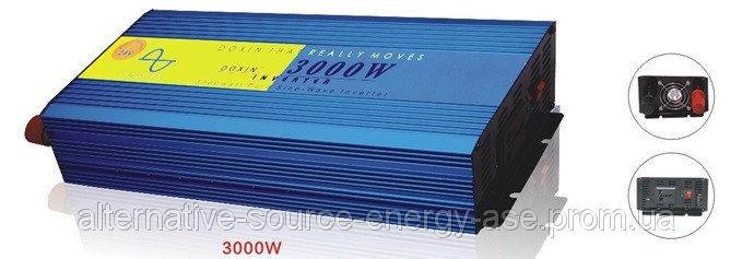 Інвертор (перетворювач напруги) 3000 Вт чиста синусоїда