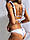 Жіночий роздільний купальник на зав'язках, фото 8