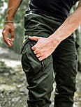 Чоловічі штани тактичні демісезонні хакі | брюки карго чоловічі весна-осінь Туреччина. Живе фото, фото 7