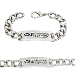 Браслет "Все возможно верующему" метал