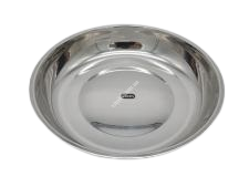 Деко неіржавке кругле 28 см, фото 1