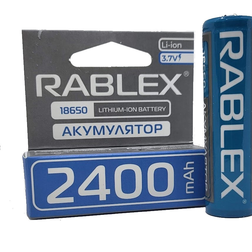 Акумулятор 18650 Rablex із захистом, фото 1