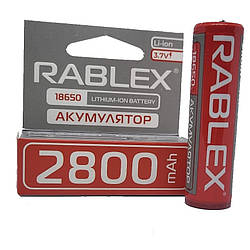 Акумулятор 18650 Rablex із захистом 2800mAh