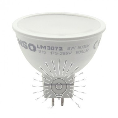 Лампа Lemanso св-а MR16 8W 900LM 6500K 175-265V матова / LM3072, фото 1