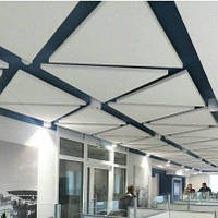 Острів Rockfon Eclipse трикутник білий матовий 1160*1005*40мм.