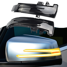 LED динамічний сигнал повороту у дзеркало Mercedes Benz (Мерседес) A B C E S CLA GLA GLK CLS (2009-2018)