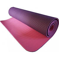 Тренировочный коврик для йоги и фитнеса Power System Yoga Mat Premium PS-4060 Purple