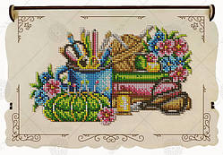 Вишивка для дерева Органайзер для бісеру та ниток на 18 поділок