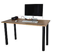Игровой офисный стол SmartDesk B-13 120 x 75 x 60 см Дуб. Черные ножки