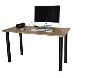 Ігровий офісний стіл SmartDesk B-13 120 x 75 x 60 см Дуб. Чорні ніжки