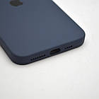 Чохол силіконовий з квадратними бортами Silicon case Full Square для iPhone 11 Pro Max Midnight Blue, фото 5